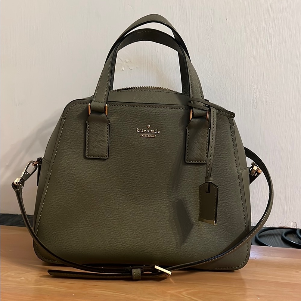 Kate Spade Olive Green Lottie Handbag